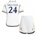 Tanie Strój piłkarski Real Madrid Arda Guler #24 Koszulka Podstawowej dla dziecięce 2023-24 Krótkie Rękawy (+ szorty)